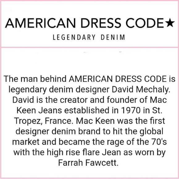 NWT American Dress Code Legendary Denim Jeans | Size 27 | - Picture 5 of 6